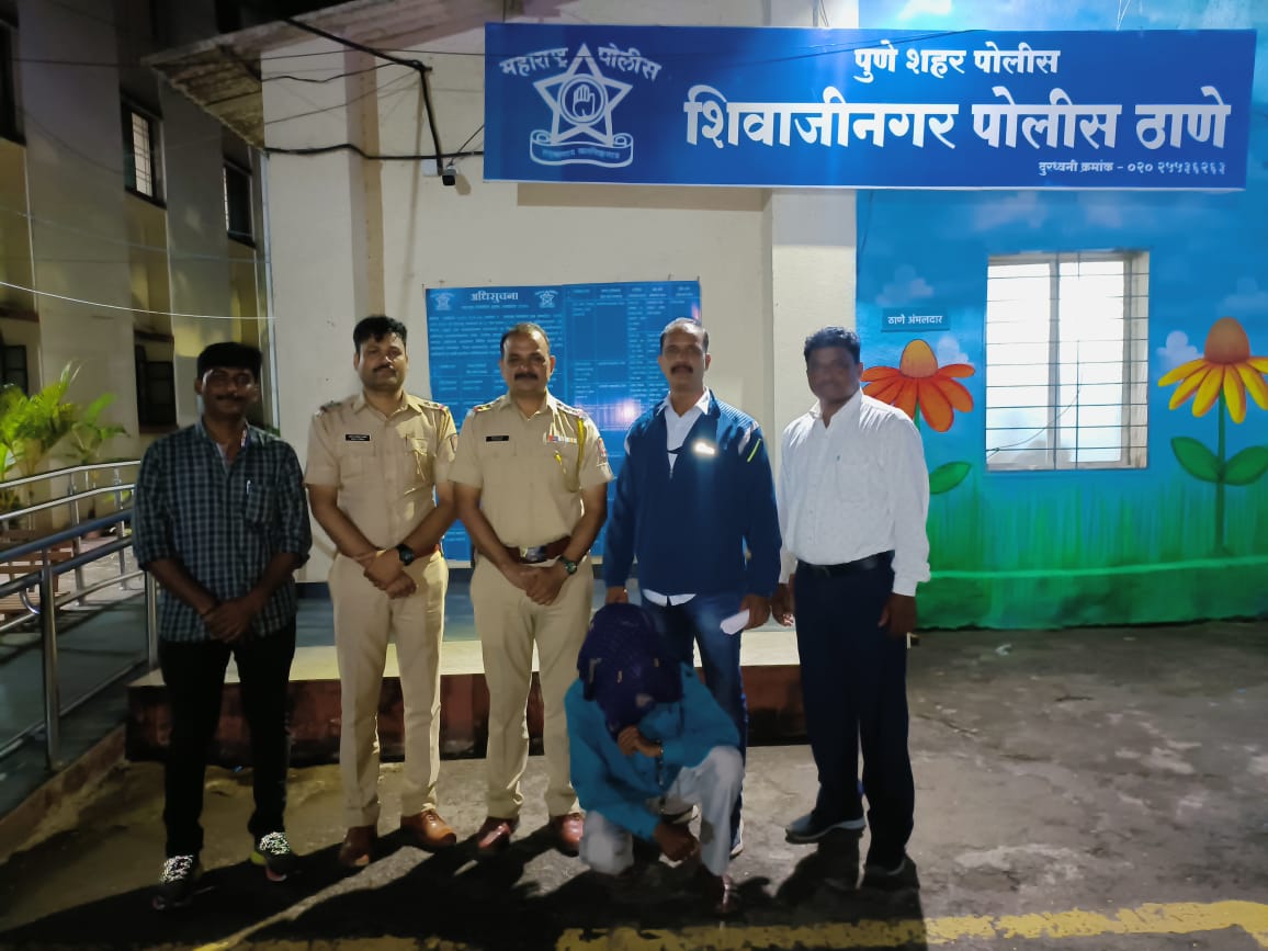 गस्त दरम्यान आरोपी अटकेत : शिवाजीनगर पोलिसांची धडक कारवाई
