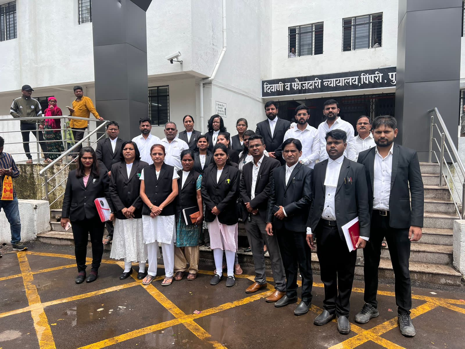 मणिपूर घटनेचा वकीलांमध्ये ही संताप : पिंपरी चिंचवड बार असोसिएशन चा निषेध मोर्चा