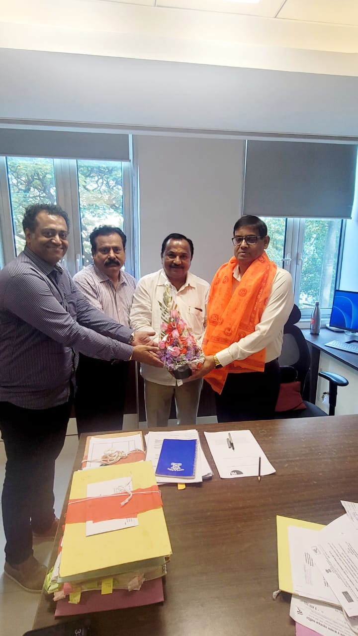 महाराष्ट्राच्या गृहविभागाचे प्रदान सचिव अनुप कुमार सिंग यांची सदिच्छा भेट