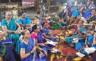 नवचैतन्य भजनी मंडळाच्या सदस्यांचे विविध मंदिरांत स्त्रीसूक्त पठण आणि भजने सादर