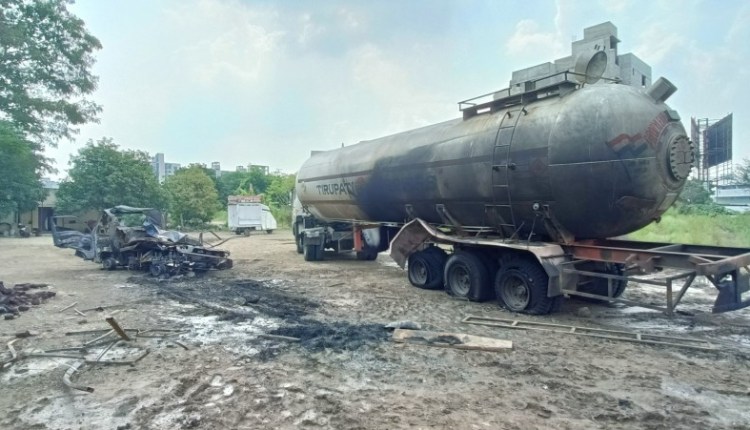 ताथवडे सिलेंडर स्फोट प्रकरण ; टँकर चालकासह चौघे अटकेत