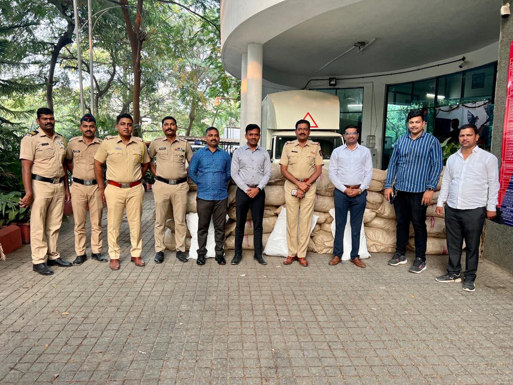 हिंजवडी पोलीस स्टेशनच्या गुन्हे शोध पथकाने पकडला १८ लाखांचा गुटखा