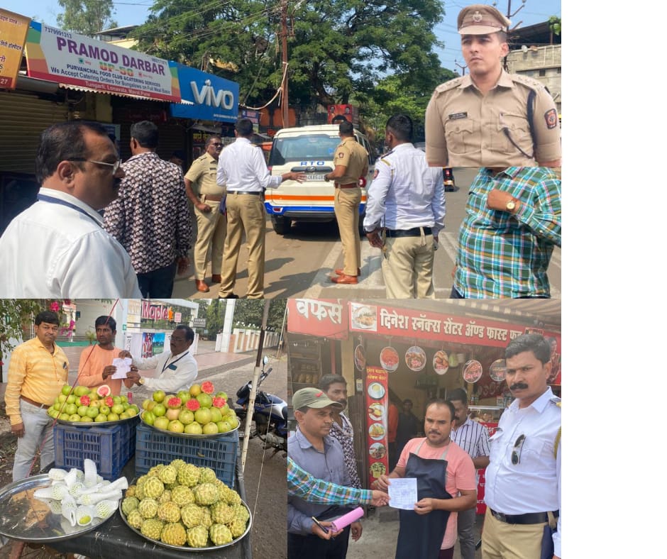 लोणावळा: रहदारीला अडथळा ठरणाऱ्या ६३ जणांवर कारवाई; ४९ हजार रुपयांचे दंड वसूल