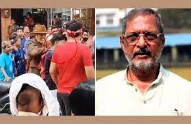नाना पाटेकरांकडून चाहत्याला चापट मारल्याचा व्हिडिओ व्हायरल; नाना पाटेकरांचे स्पष्टीकरण