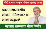 मोदी आवास घरकूल योजनेअंतर्गत ८६५ पात्र लाभार्थीना घरकुल मंजूर