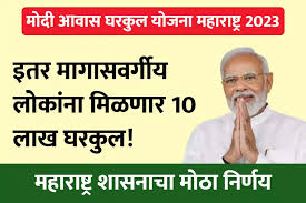 मोदी आवास घरकूल योजनेअंतर्गत ८६५ पात्र लाभार्थीना घरकुल मंजूर