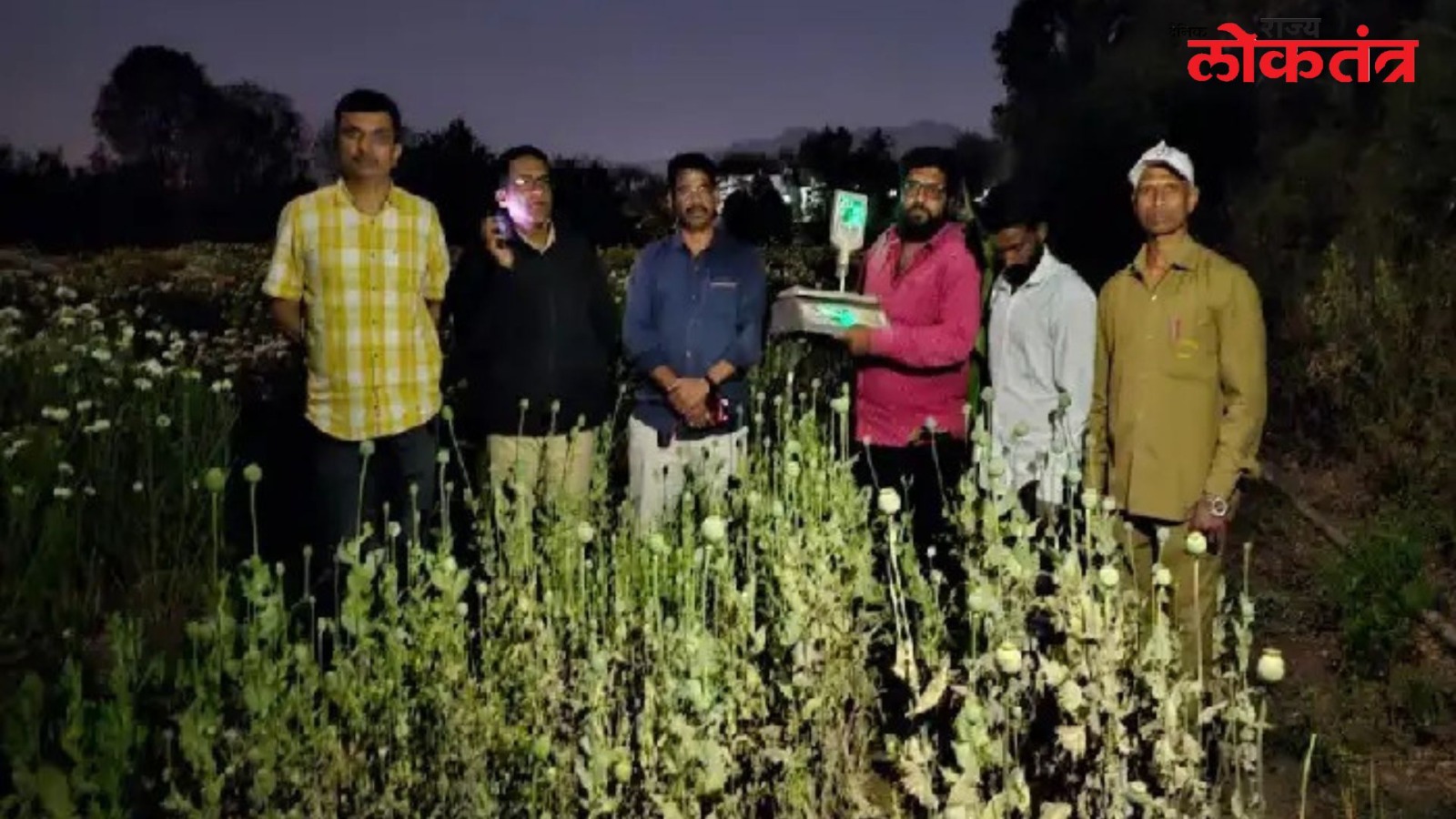 शेतात अफूची लागवड करणाऱ्या दोन शेतकऱ्यांना ग्रामीण पोलिसांकडून अटक