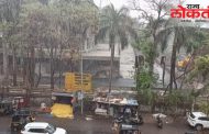 पिंपरी-चिंचवड शहरात सोसाट्याच्या वाऱ्यासह मुसळधार अवकाळी पाऊस