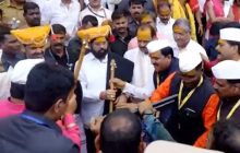 जेजुरी गड विकास आराखडा पहिला टप्प्याचे मुख्यमंत्र्यांच्या हस्ते भूमिपूजन