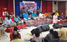 सुरेल तालवाद्यांनी रसिकांना घातली भुरळ  ‌‘लोक-तालवाद्य कचेरी'ला दाद : 40 वाद्यांचे एकत्रित सादरीकरण