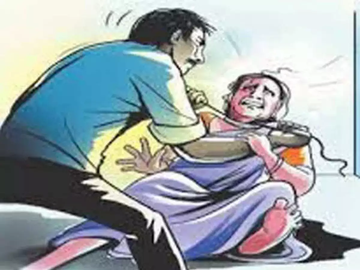 नवऱ्याने ओढणीने गळा आवळून केला बायकोचा खून : शवविच्छेदनात सगळ्या प्रकार आला समोर