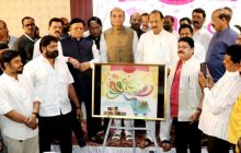 उपमुख्यमंत्री अजित पवार यांच्या हस्ते १०० व्या अखिल भारतीय नाट्य संमेलनाच्या बोधचिन्हाचे अनावरण