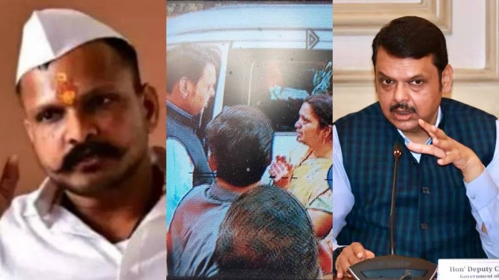 कुख्यात गँगस्टर शरद मोहोळच्या पत्नी स्वाती मोहोळ यांनी घेतली राज्याचे गृहमंत्री देवेंद्र फडणवीस यांची भेट
