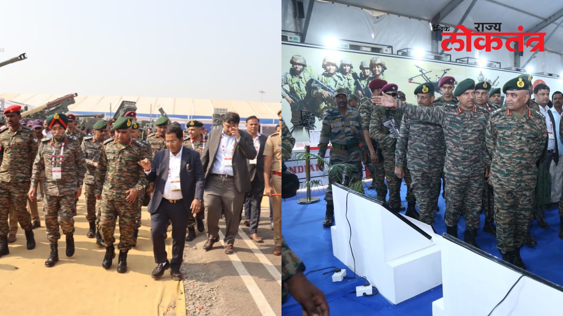 लष्करप्रमुख जनरल मनोज पांडे यांनी पुण्यातील महाराष्ट्र एमएसएमई डिफेन्स एक्स्पोला दिली भेट..!