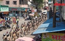 गुन्हेगारी मोडीत काढण्यासाठी देहूरोड पोलिसांनी कसली कंबर; हद्दीमध्ये रूट मार्च